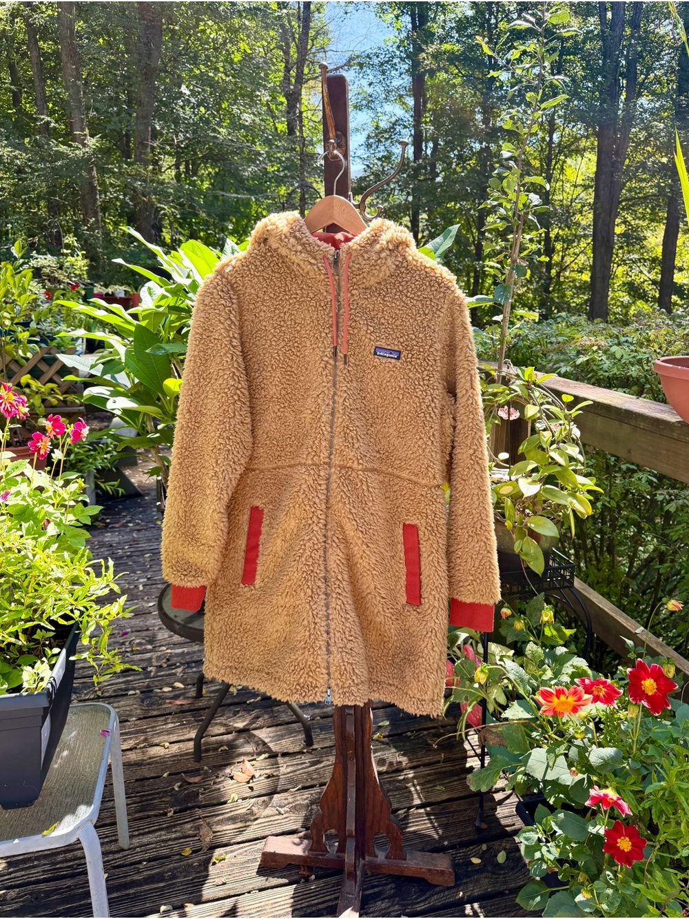 Women Patagonia Dusty Mesa Parka - Nest Brown - Size Large